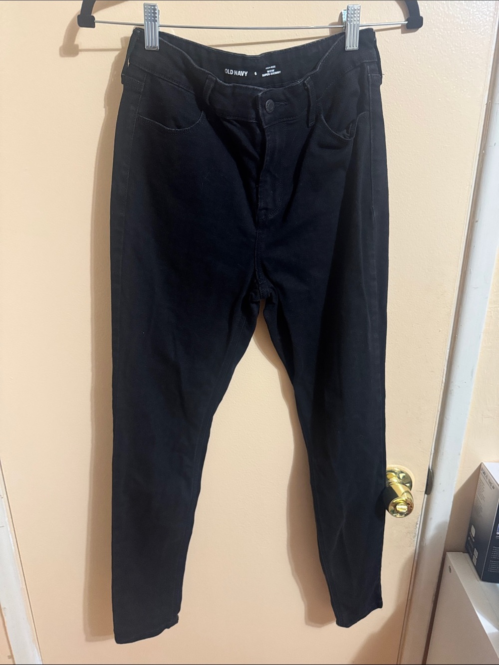 Old Navy Men Black Slim Straight Jeans
